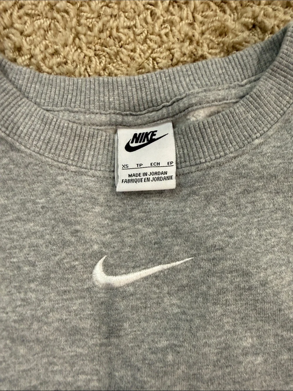 nike phoenix fleece crew neck sweatshirt XS